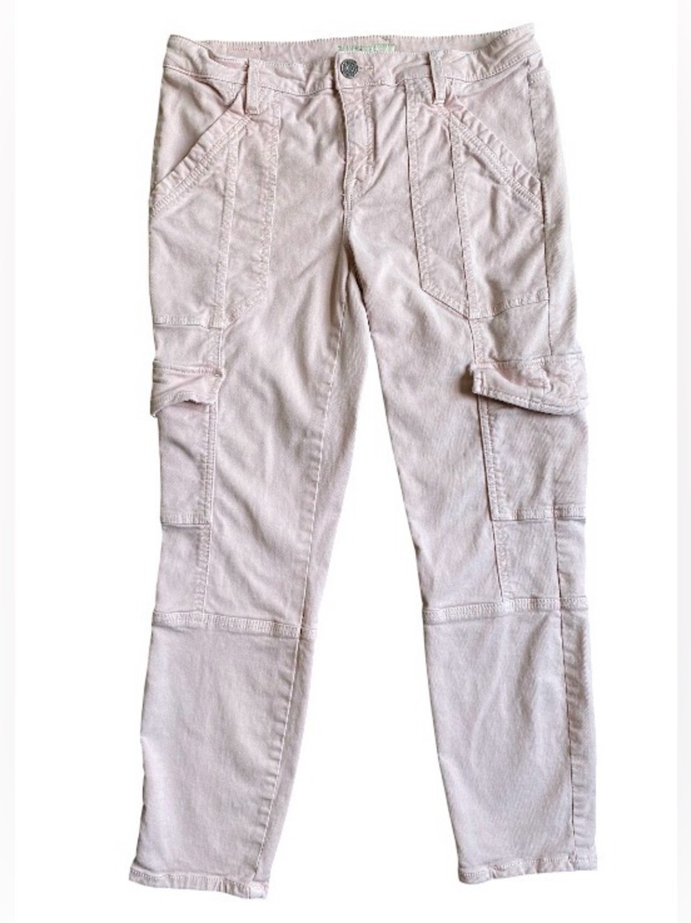 Joie Jeans Okana Pink Skinny Cargo Pants Size 31 Stretch Utility Gorpcore